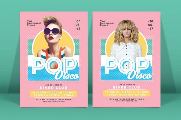 Best Disco Flyer Templates Free Psd Ai Eps Pdf Word Templatefor