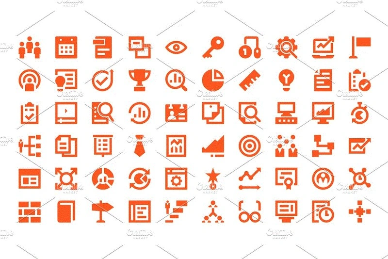 100+ Project Management Icons Set