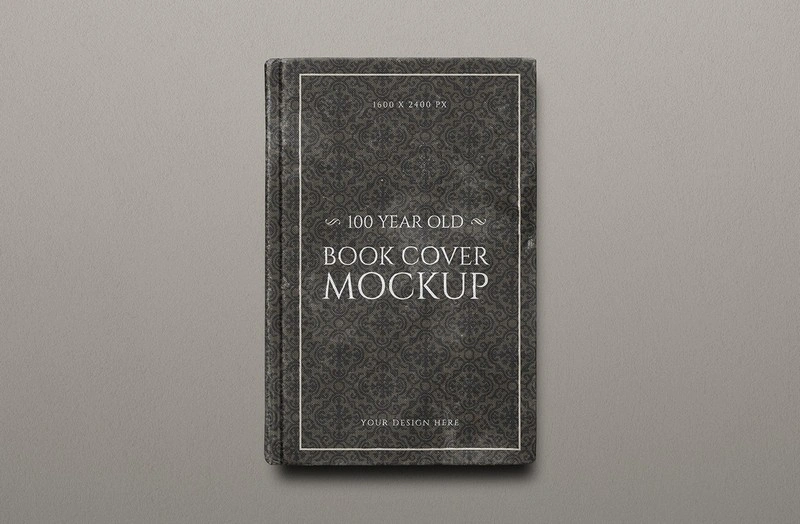 100 Year Old Book Cover Mockup