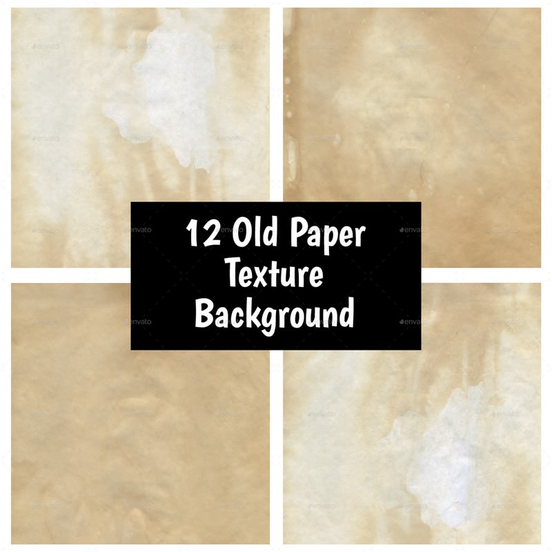 12 Old Paper Texture Backgrounds