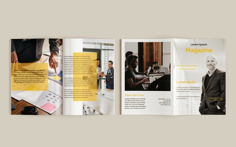 14 Page Magazine Template