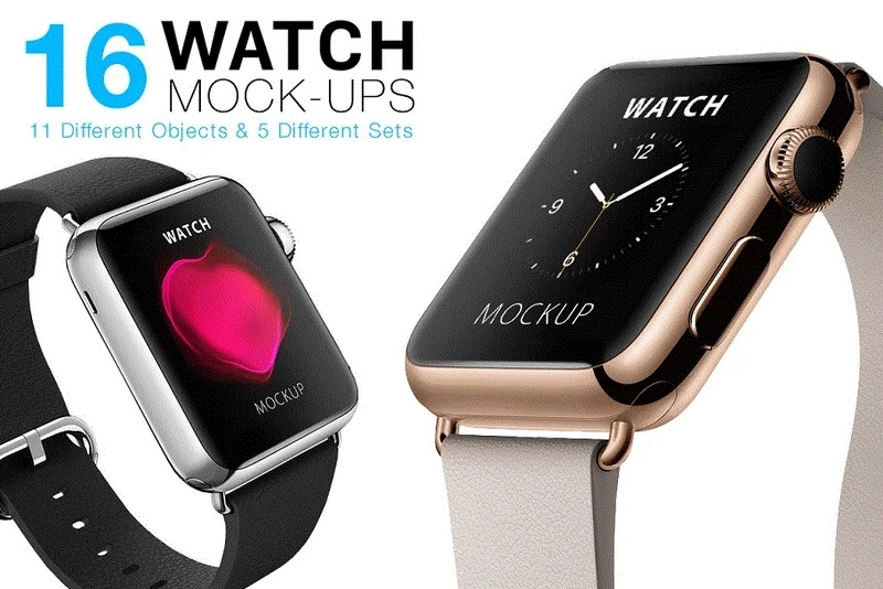 16 Apple Watch Mockups