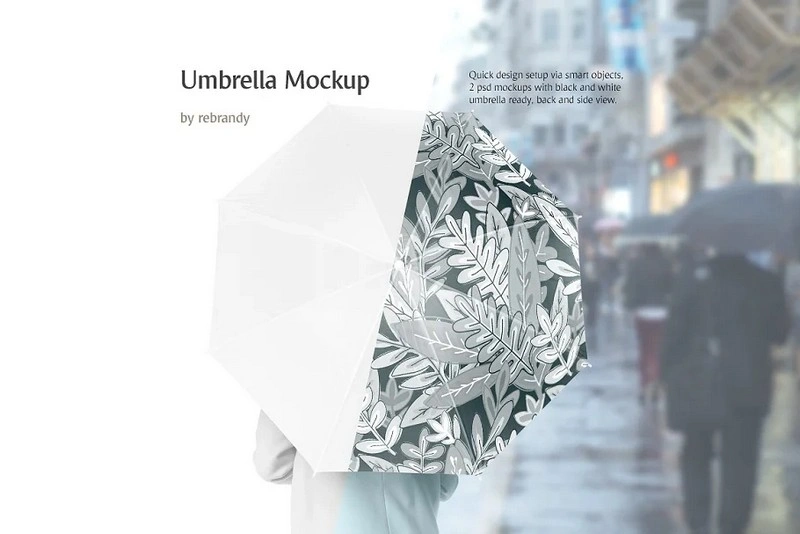 2 Umbrella Mockup