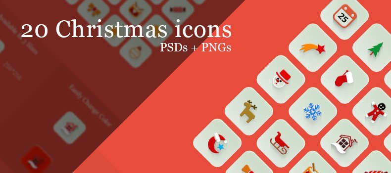 20 christmas Icons
