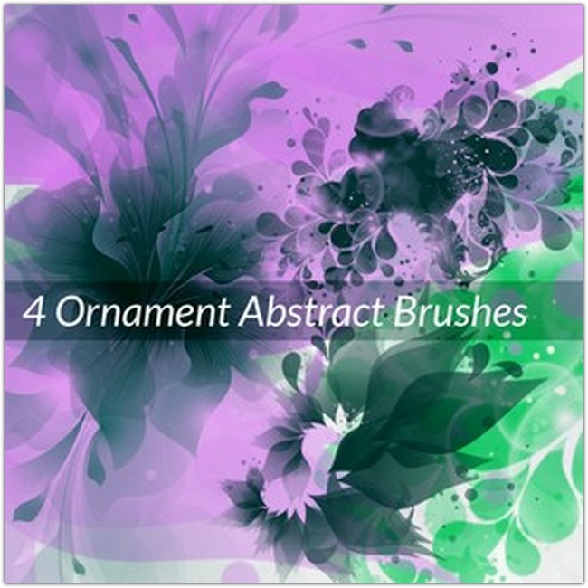 4 Ornament Abstract Brushes