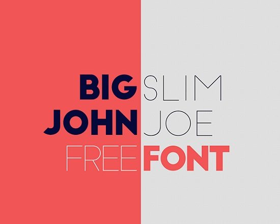 Big John Slim Joe – FREE Font