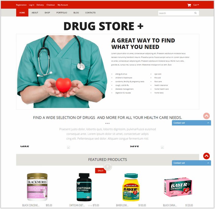 Drugstore WooCommerce Theme