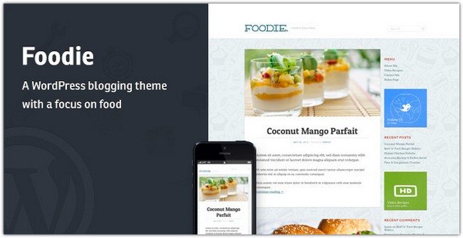 Foodie - A Whimsical Food Blogging Theme