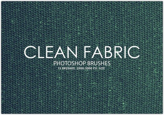 Free Clean Fabric Photoshop Brushes 2
