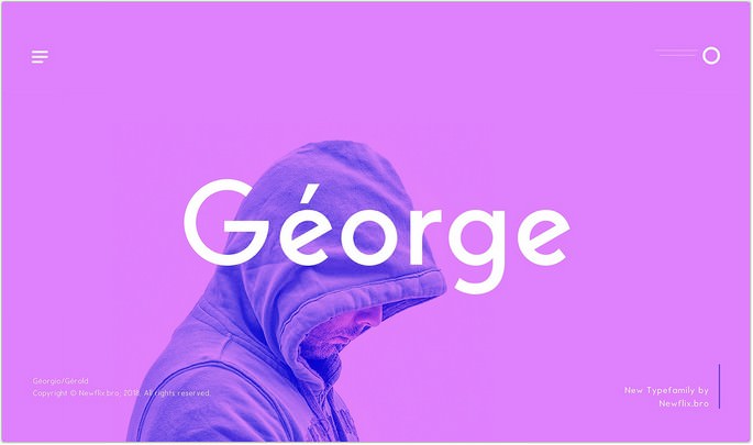 George Sans Geometric Font