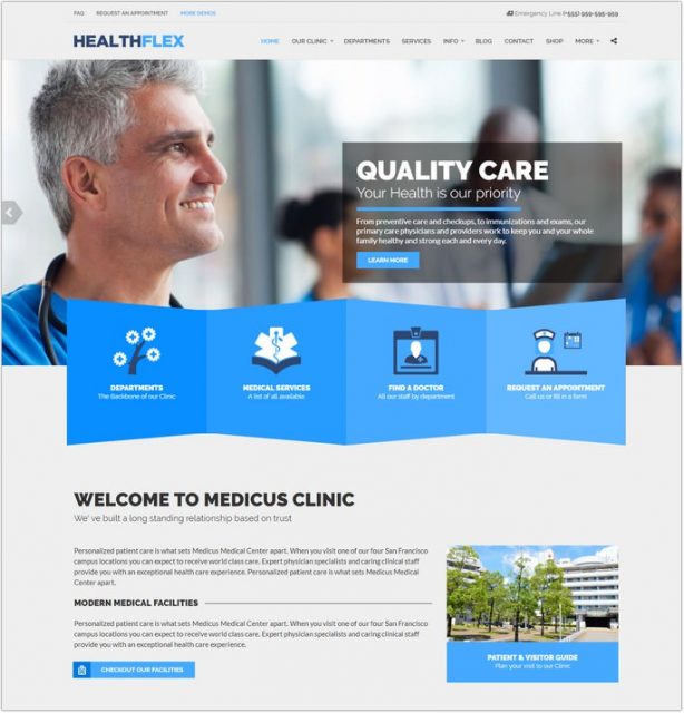 Healthflex Medical Health WordPress Theme