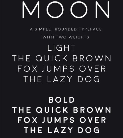 Moon – Free Font