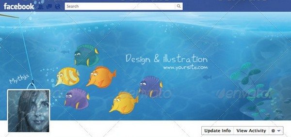 3 Facebook Timeline Covers – Underwater World