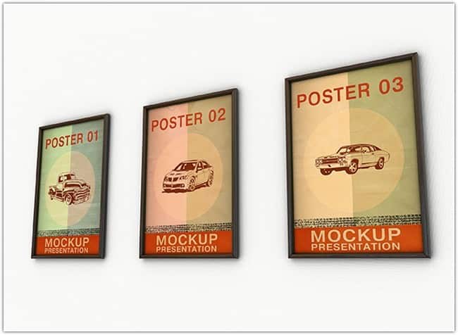 Download 80 Best Poster And Frame Mockup Templates 2020 Templatefor PSD Mockup Templates