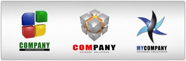 500 Logo Templates With 2D And 3D Design