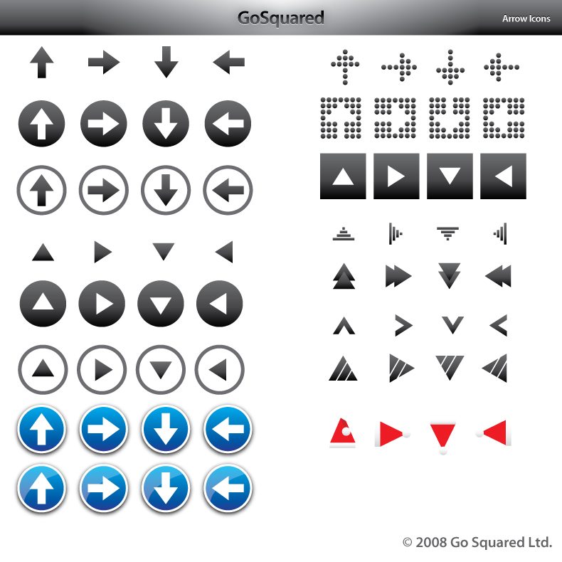 64 Vector Arrow Icons