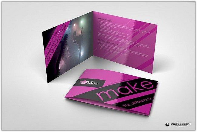 8Pages Event and Artistic Brochure