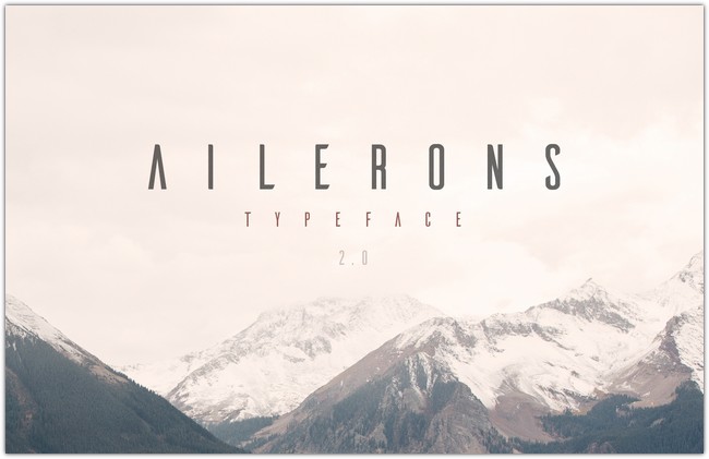 Ailerons Typeface  