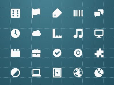 Android Icons - PNG, PSD, SHAPE