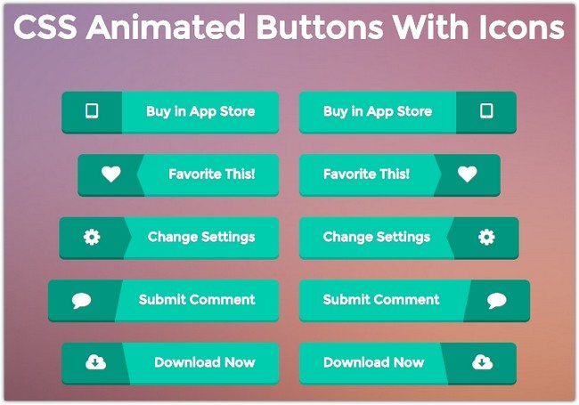 Animated CSS3 buttons