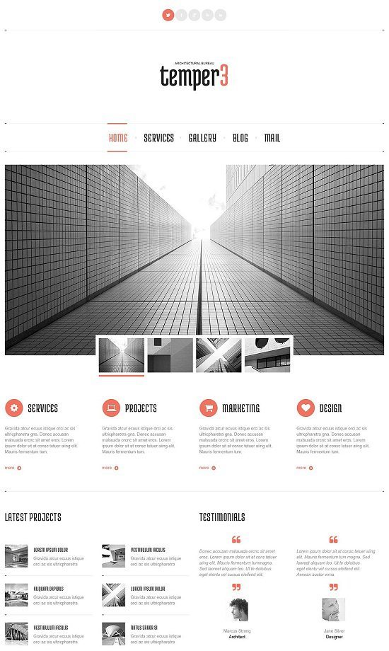 Architecture Designs WordPress Theme