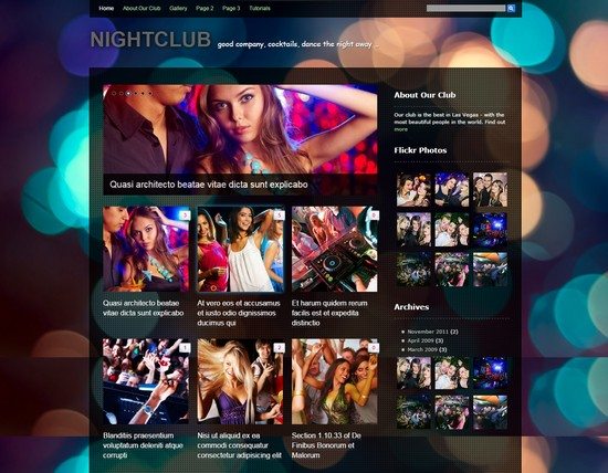 Best WordPress Theme for Clubs, Promoters and DJs: Nightclub – Absolutely Free