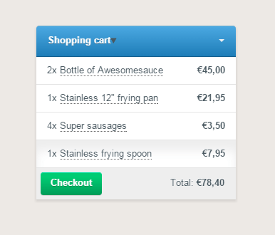 CSS-Shopping-Cart-Checkout-Basket-Details-Animated