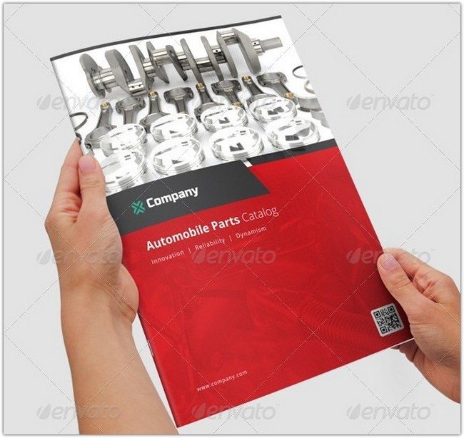 Car Part Product Catalog - Automobile Brochure