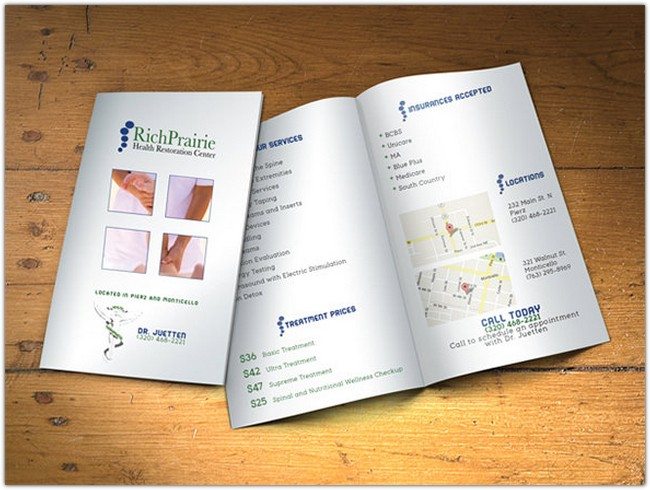 Chiropractic Brochure Template