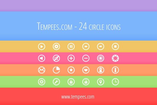 Circle icons