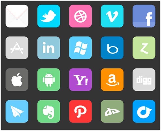 Complete Social Icon Set