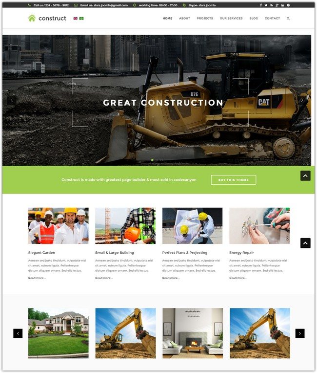 32+ Best Architecture & Construction Joomla Templates 2018 - Templatefor