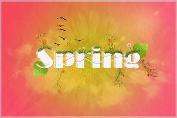 Create a Poster Celebrating the Passing of Spring