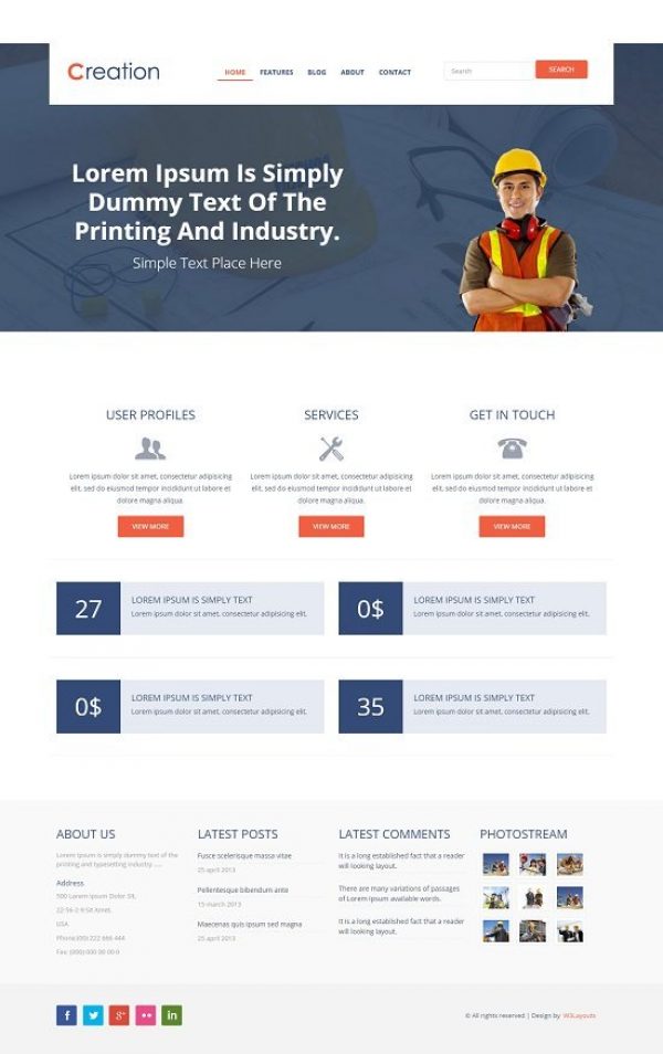 60+ Best Industrial Website Templates [Free & Premium] - Templatefor