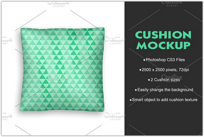 Download 17+ Realistic Cushion Mockups PSD Templates - Templatefor