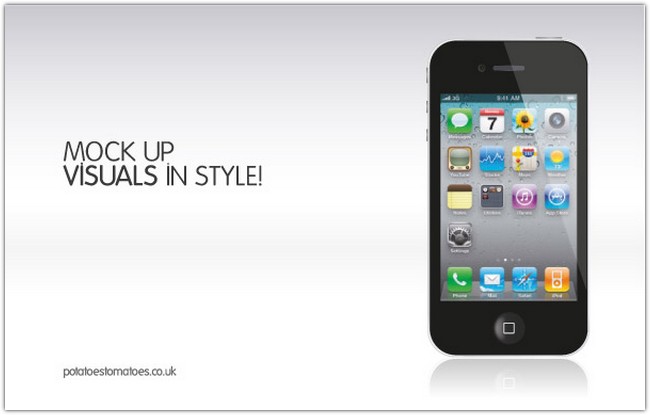 Download 12+ Best Free iPhone 4 Mockups PSD Templates - Templatefor