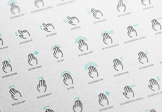Free Vector Gesture Icons