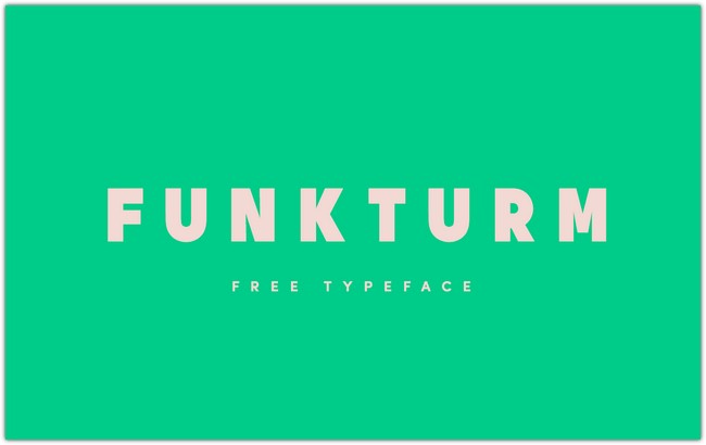Funkturm - Free font