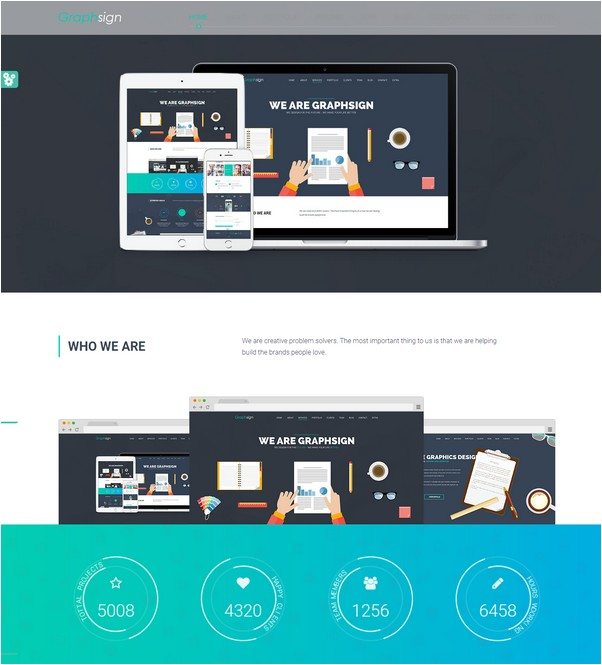 Graphsign - Onepage Corporate Business HTML
