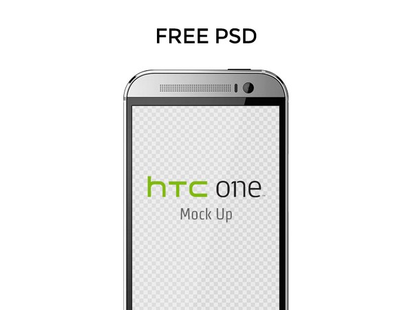 HTC ONE M8 Mock Up Template