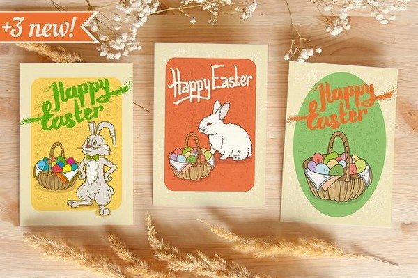 Happy Easter Postcards 