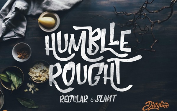 Humblle Rought Free Font