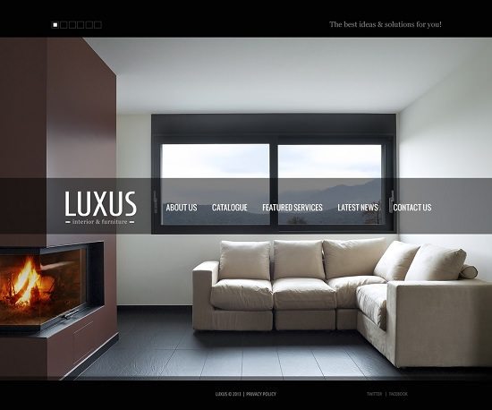 Interior & Furniture Website Template