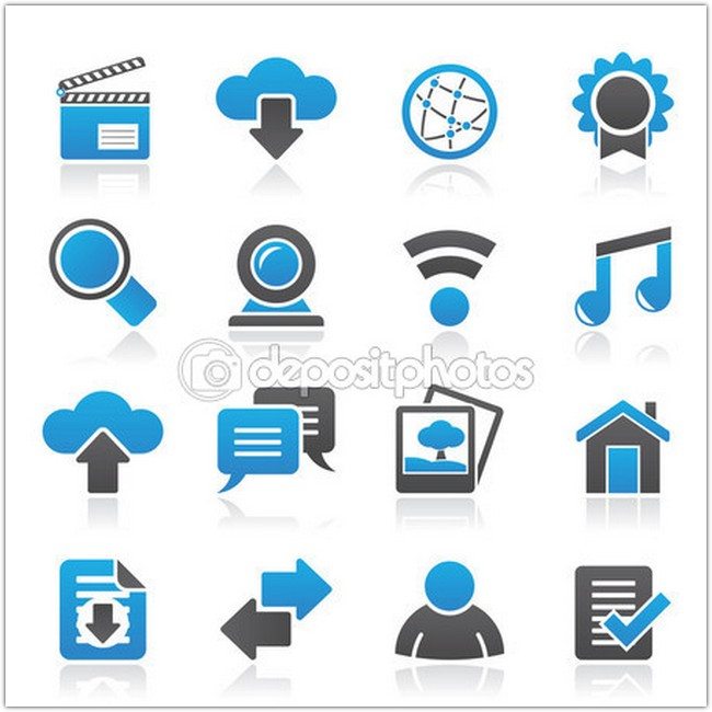 Internet and website icons