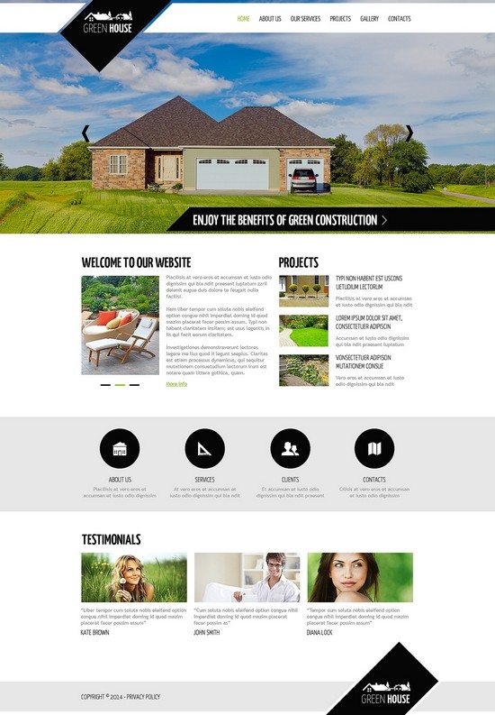 Landscape Design Responsive Website Template
