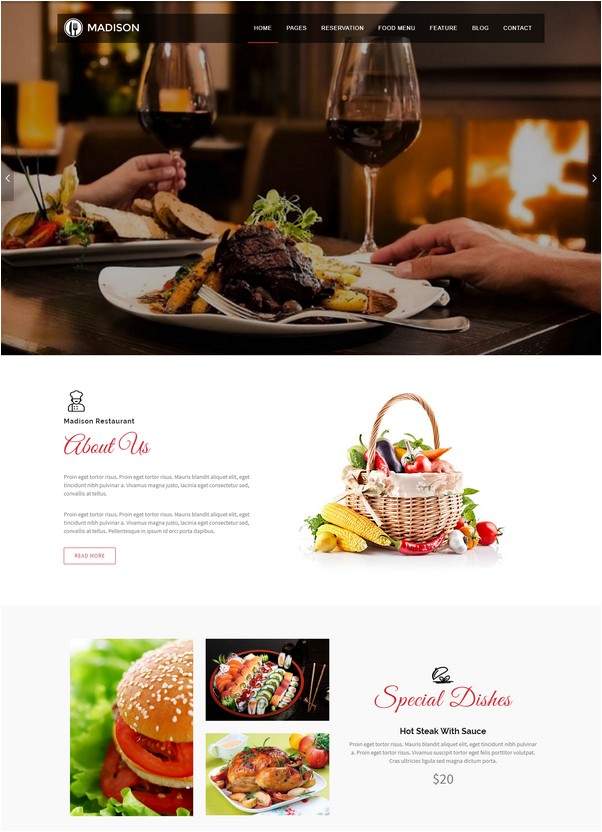 58+ Best Restaurant & Cafe Joomla Templates 2018 - Templatefor