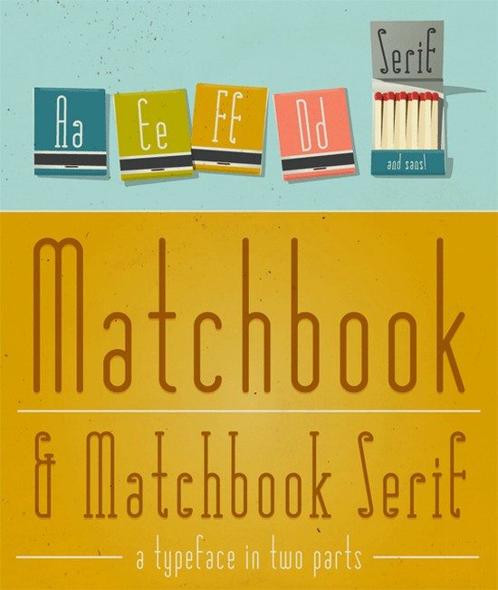 Matchbook Typefaces