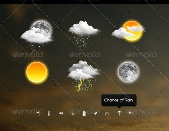 Meteo Weather Icon Suite