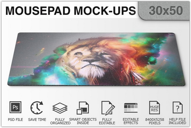 Download 16+ Best Mouse Pad Mockups PSD Design - Templatefor