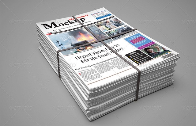 40+ Best Newspaper Mockups PSD Templates - Templatefor